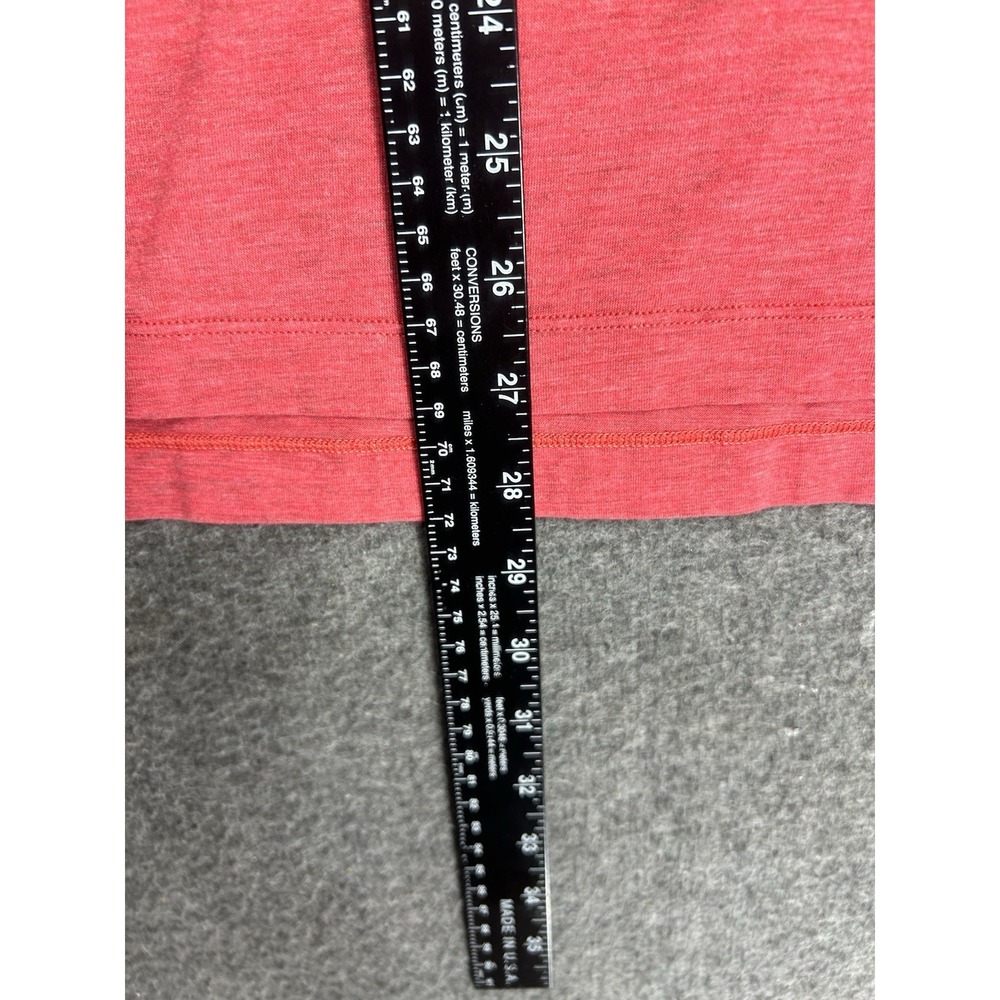 Lululemon Evolution Polo Shirt Mens M Heather red Golf Short sleeve - Picture 7 of 10